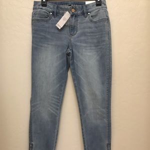 WHBM Jeans With Stud Trim, Sz 4, NWT